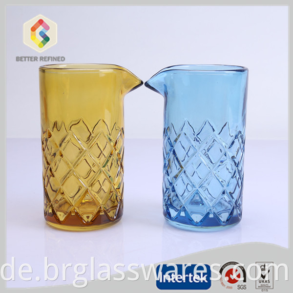 cocktail mixing glass